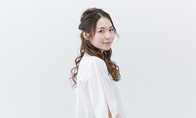 さりげなく可愛く決める。ハーフアップスタイル