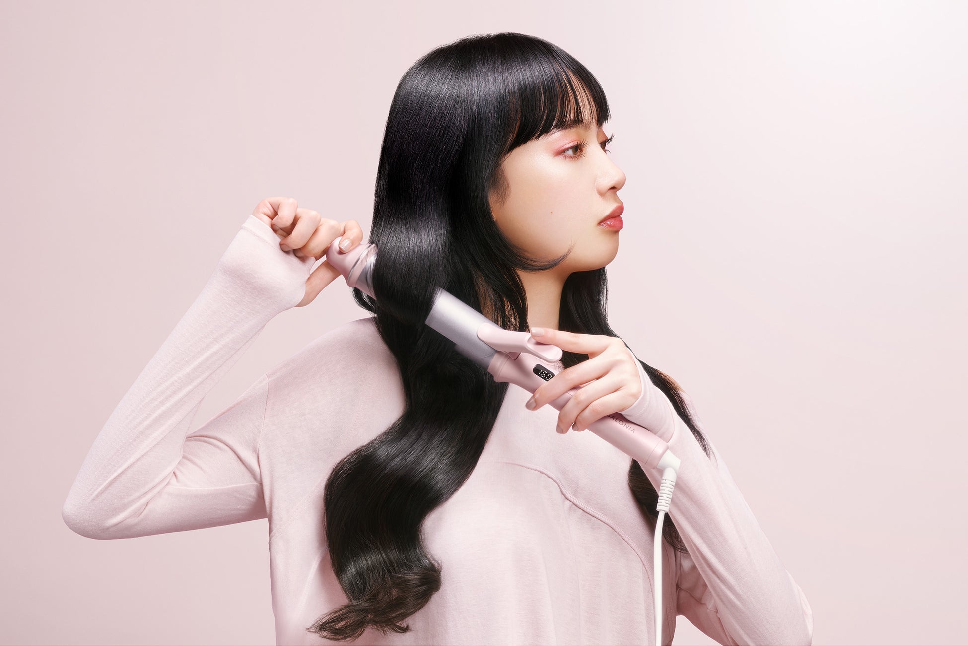 グロッシーケア カールヘアアイロン 38mm の特長