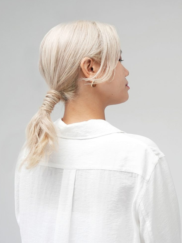 セラミックカールヘアアイロンでおしゃれなおでかけローポニーテール