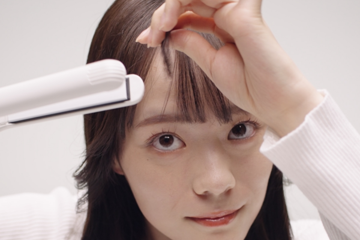 毛先までしっかり<br>外巻きカール​