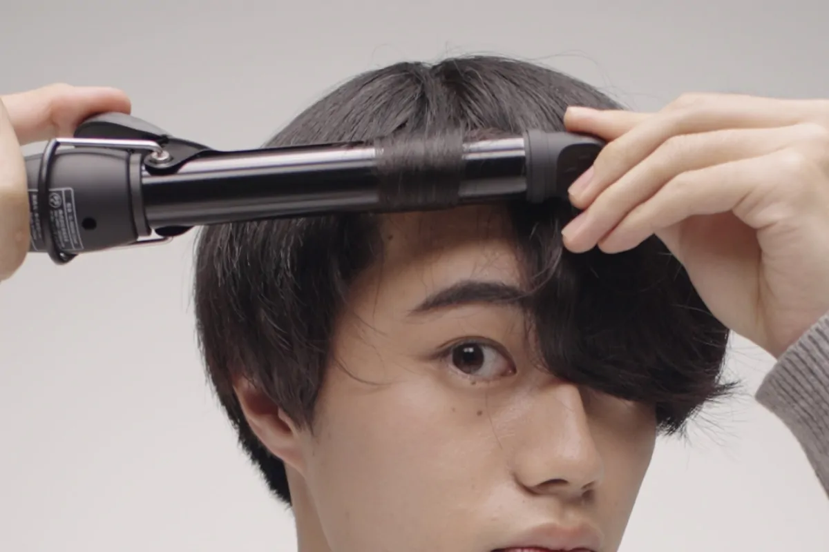 ニュアンスパーマ風の無造作ヘアの仕方